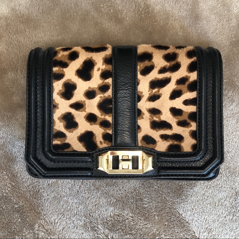 Rebecca Minkoff Small Love Calf Hair Crossbody Bag - Picture 5 of 6